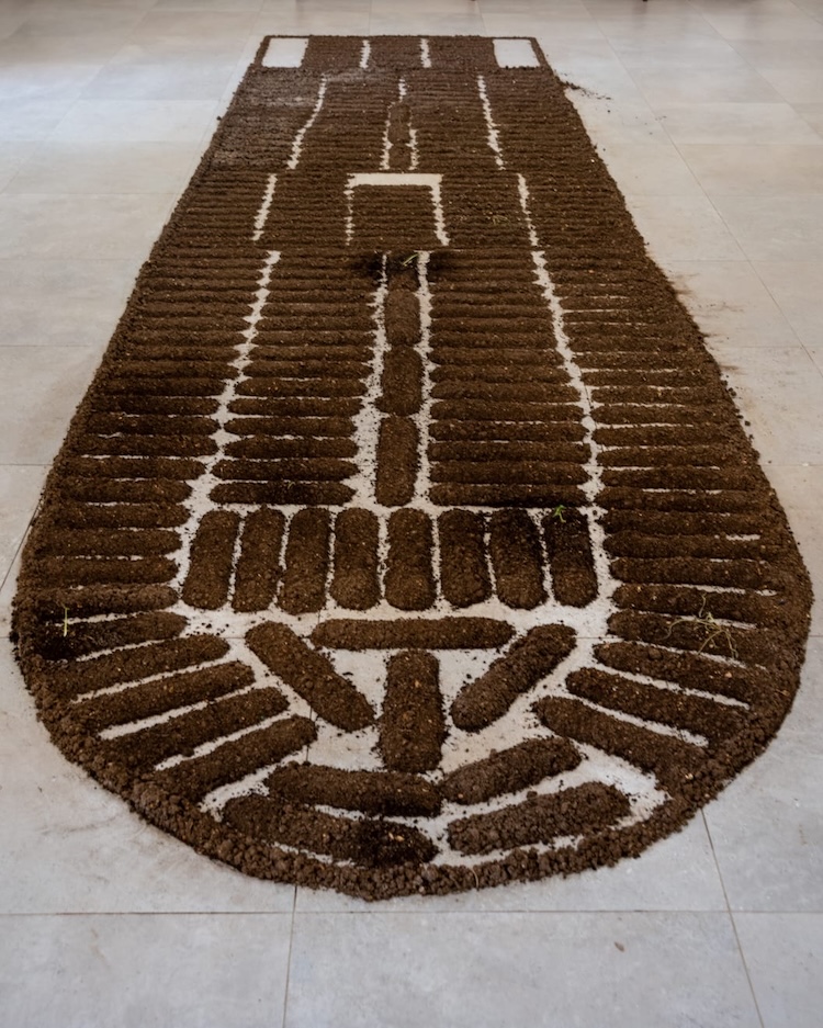 Binta Diaw, Chorus of Soil, 2020. Installation view: I have this memory, it is not my own> Galerie Cécile Fakhoury, Dakar (SN), 2021